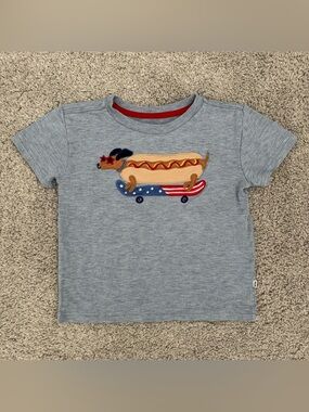 Little Sleepies Fun Patriotic Appliqué Tee